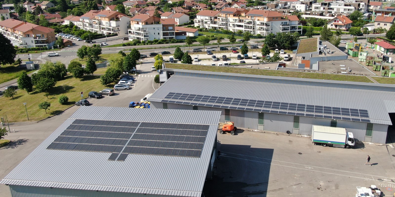 Coublevie - Centre Technique du Pays Voironnais 34 + 36 kWc