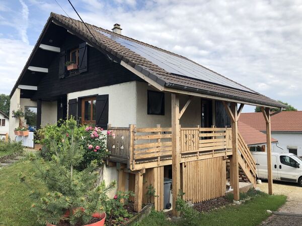 6.3 kWc - 38 Faverges de la Tour - 2018 - Autoconsommation et vente du surplus