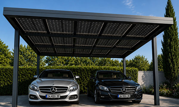 Carports & ombri&egrave;res solaires